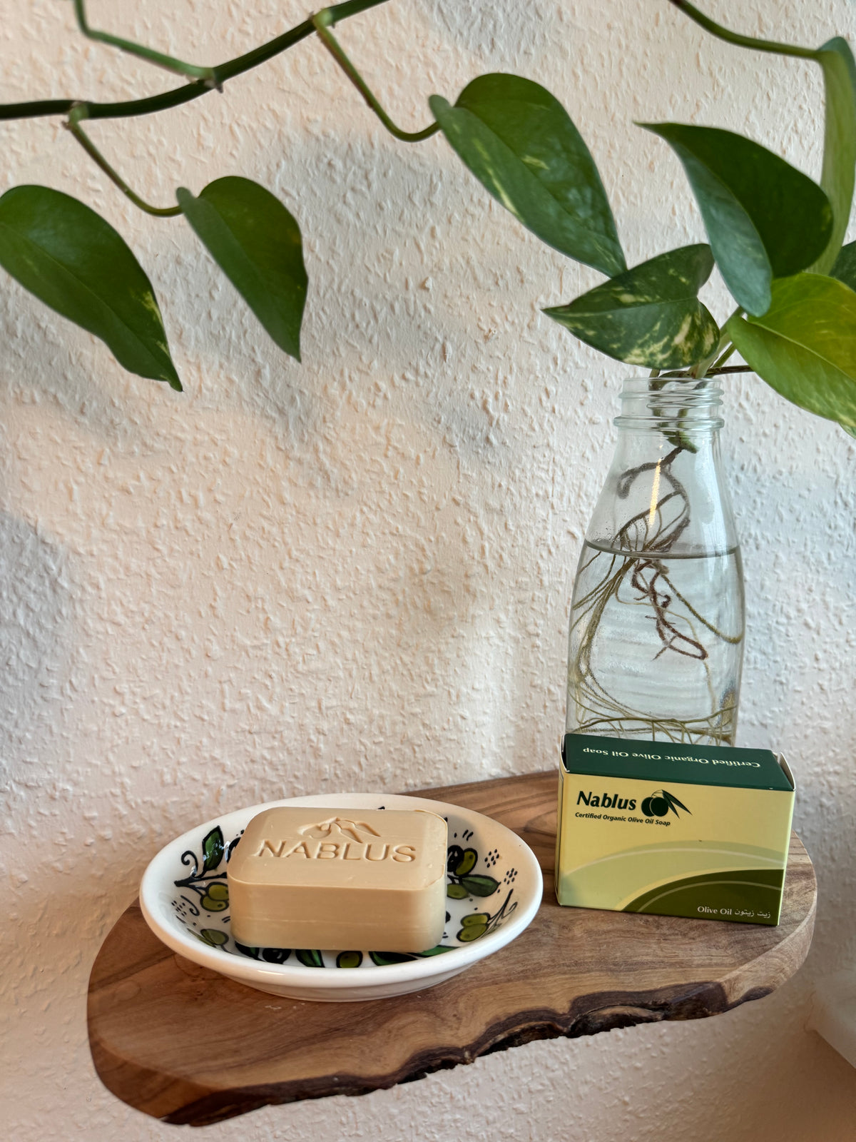 Soap Dispenser Zaytoun & Nablus Sæbe Bundle