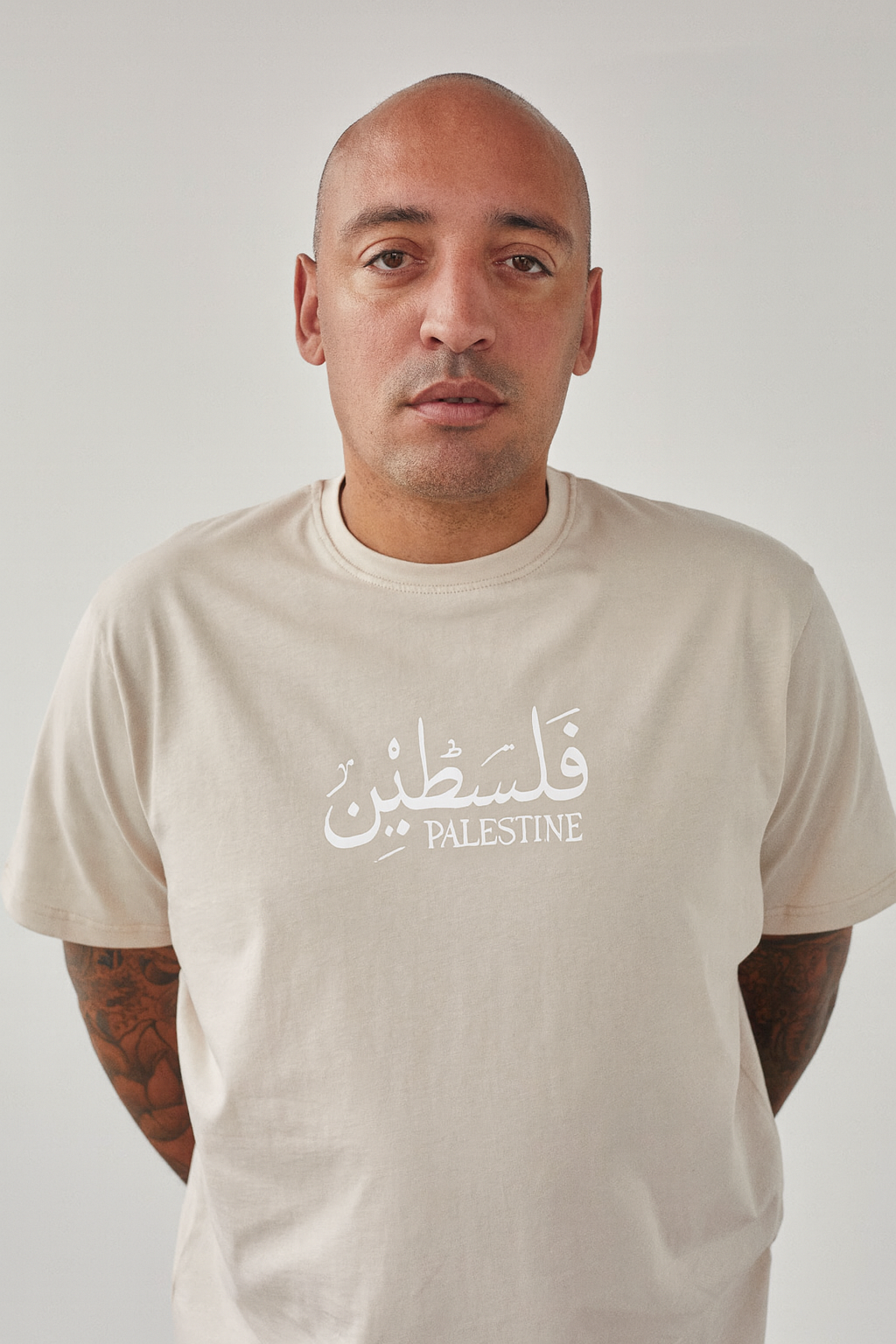 T-shirt met dubbele tong