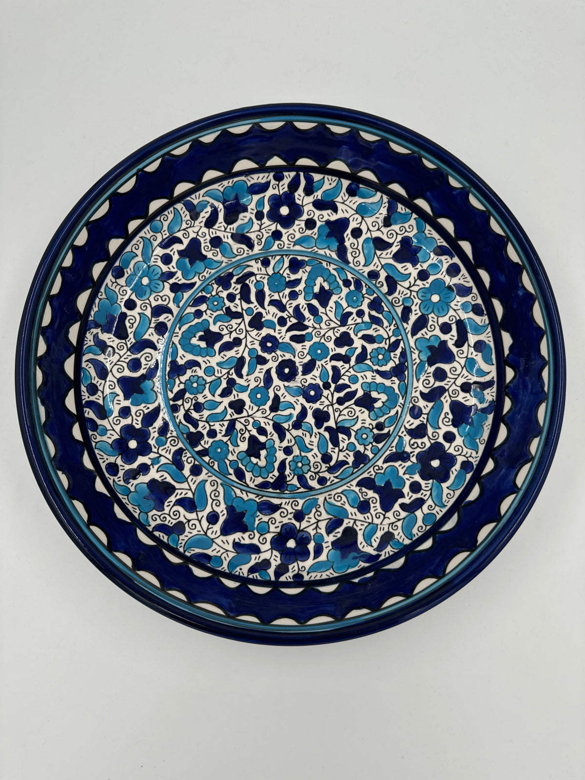 Al-Khalil Deep Tray 37 cm Blue