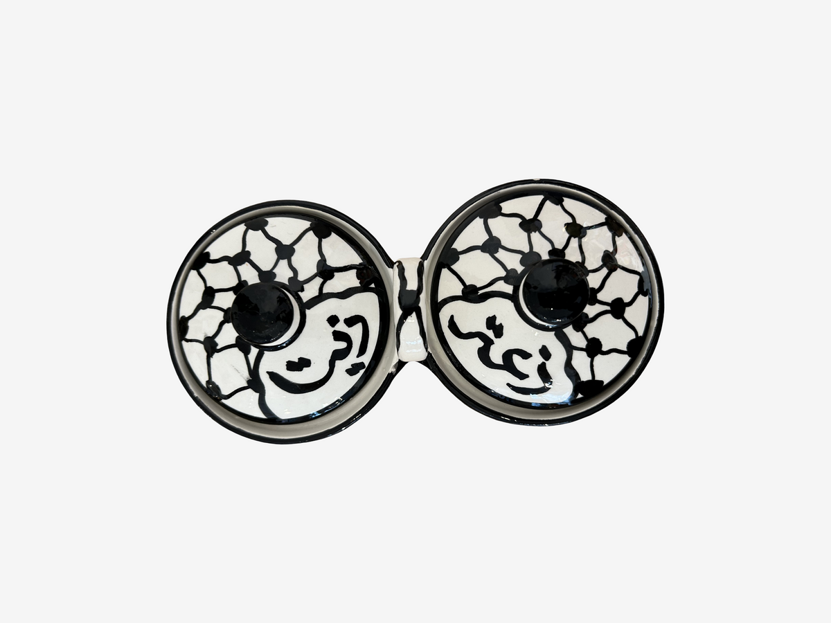 Za'atar & Zait Set mit Deckel - Kuffiye