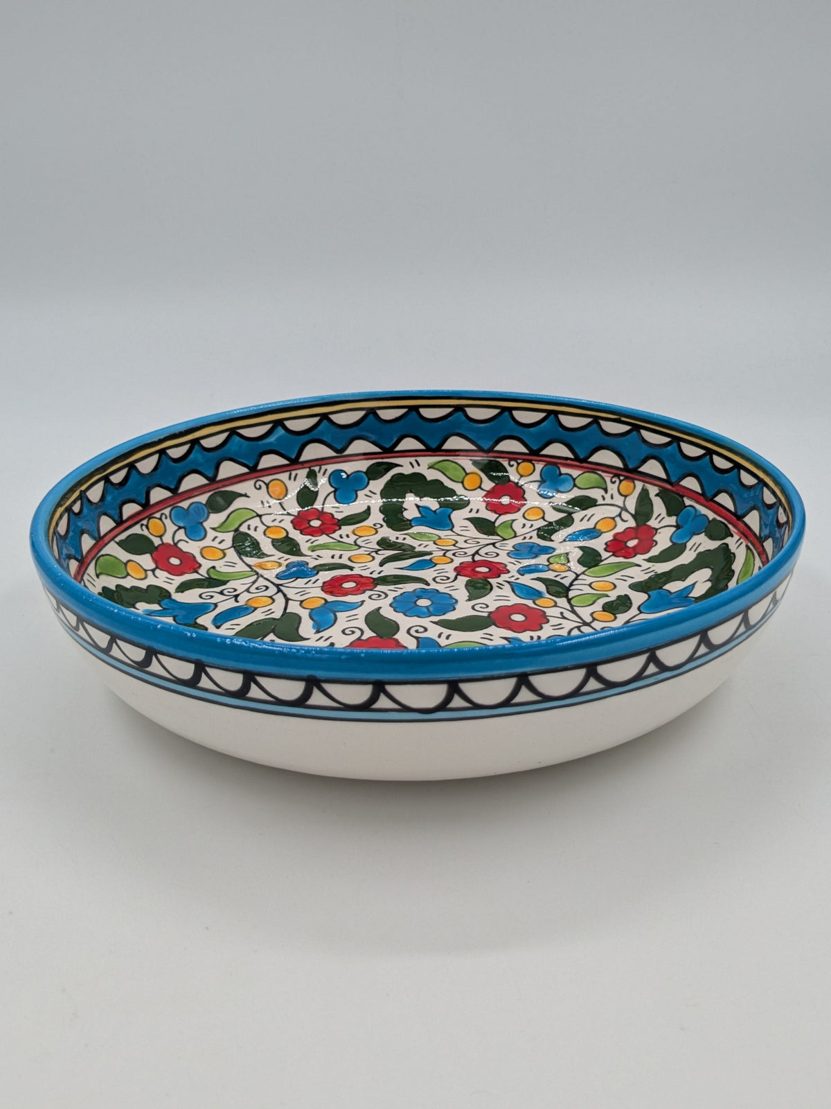 Servierplatte 23 cm - hellblau