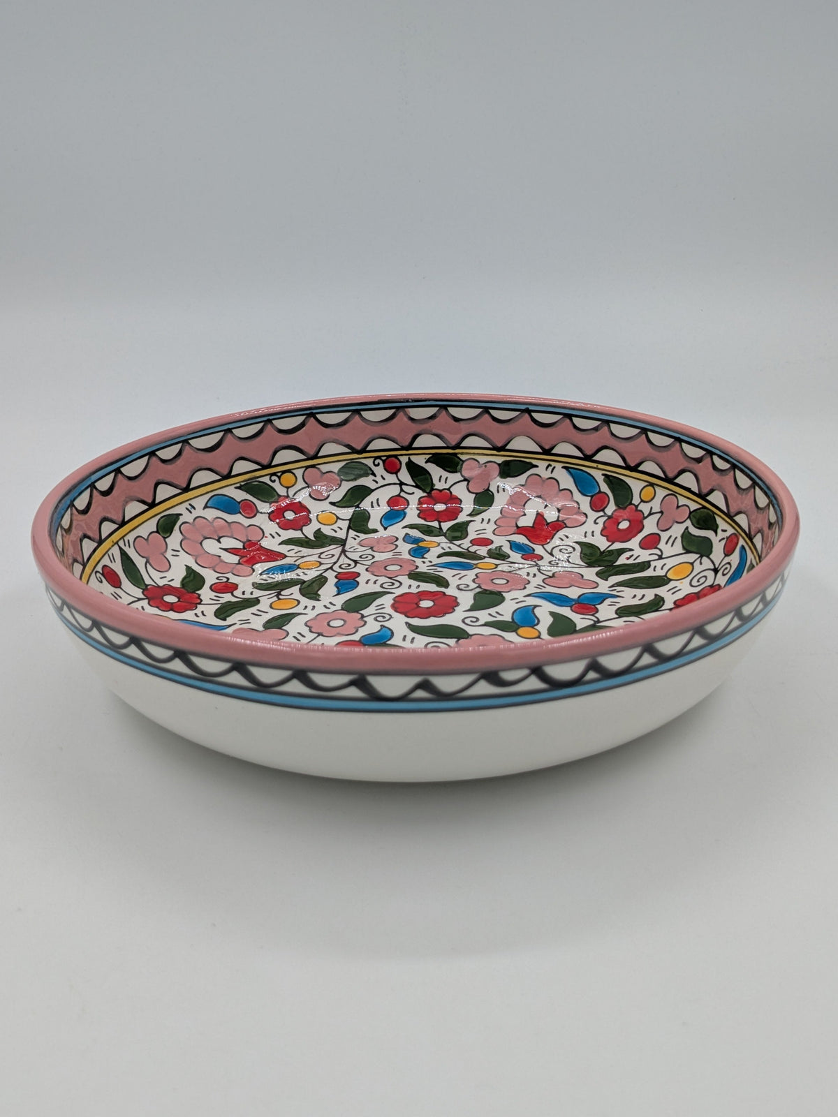 Serveringsfat 23 cm - rosa