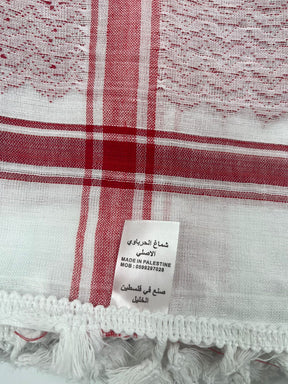 Hirbawi Kuffiyeh White & Red
