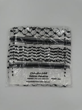 Hirbawi Kuffiyeh White & Black