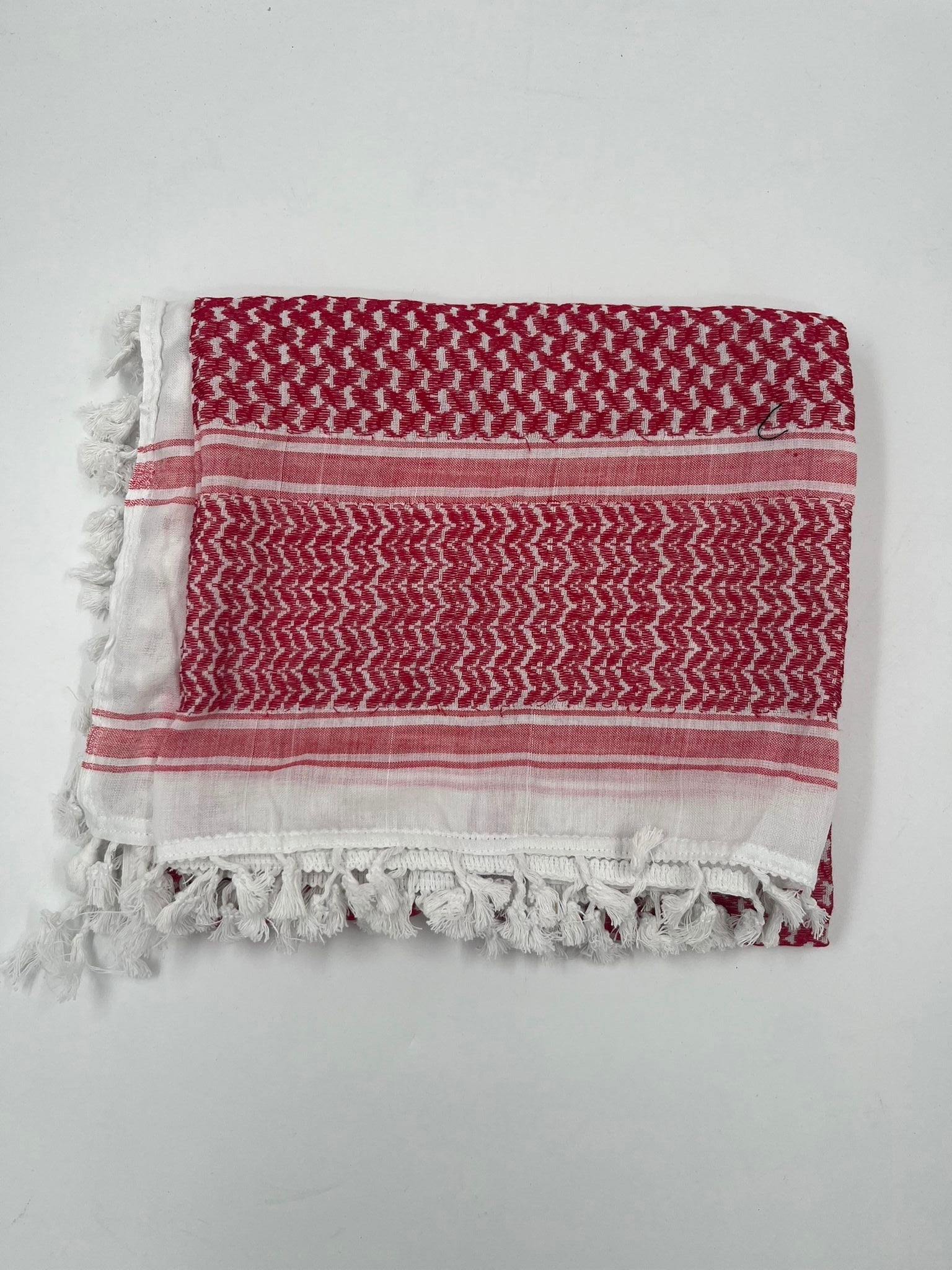 Hirbawi Kuffiyeh White & Red