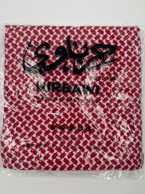 Hirbawi Kuffiyeh White & Red