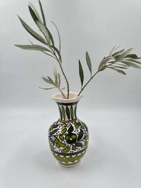 Al Khalil Vase, Light Green 18 cm