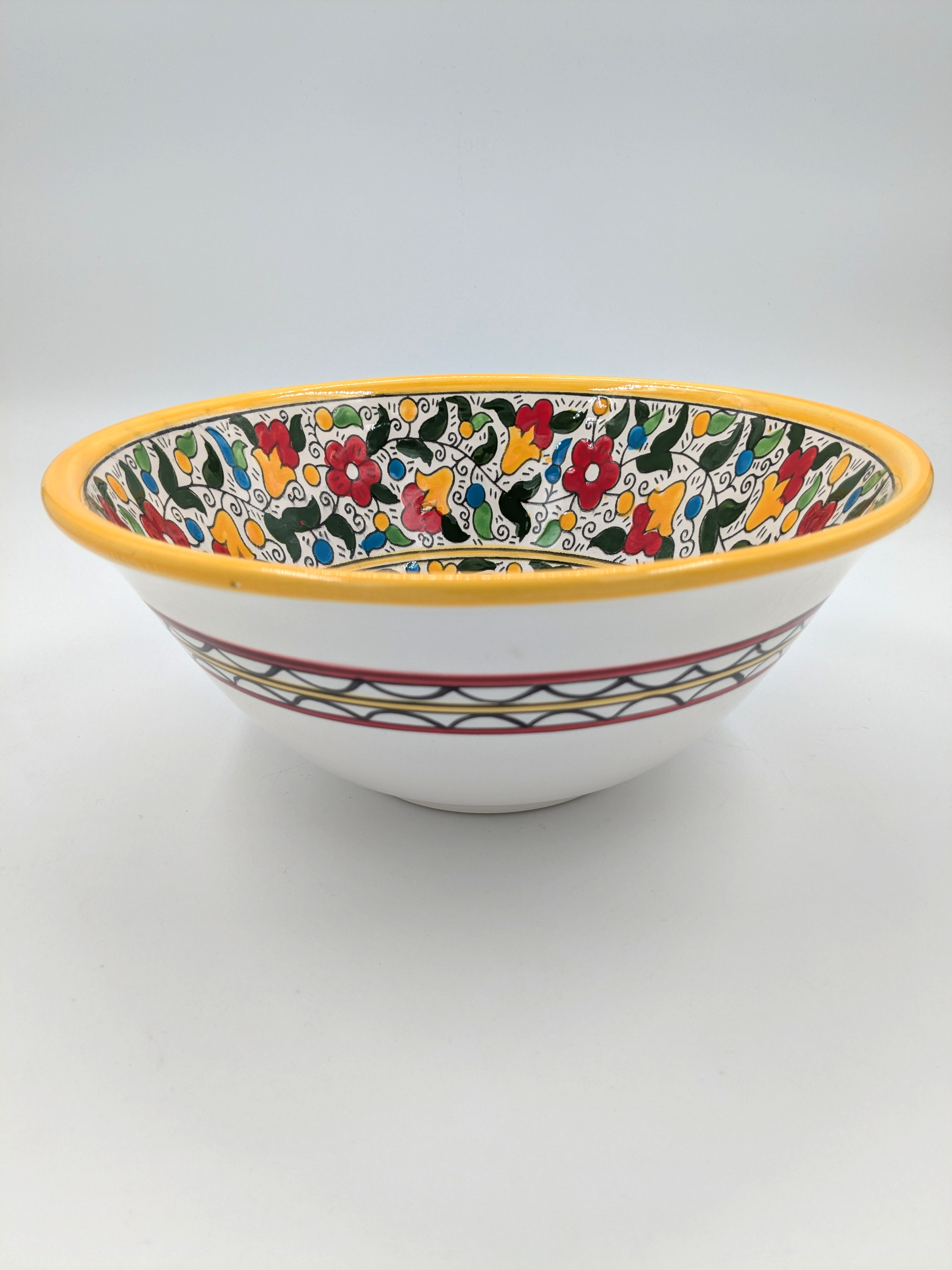 Servierschüssel - 25 cm - Gelb