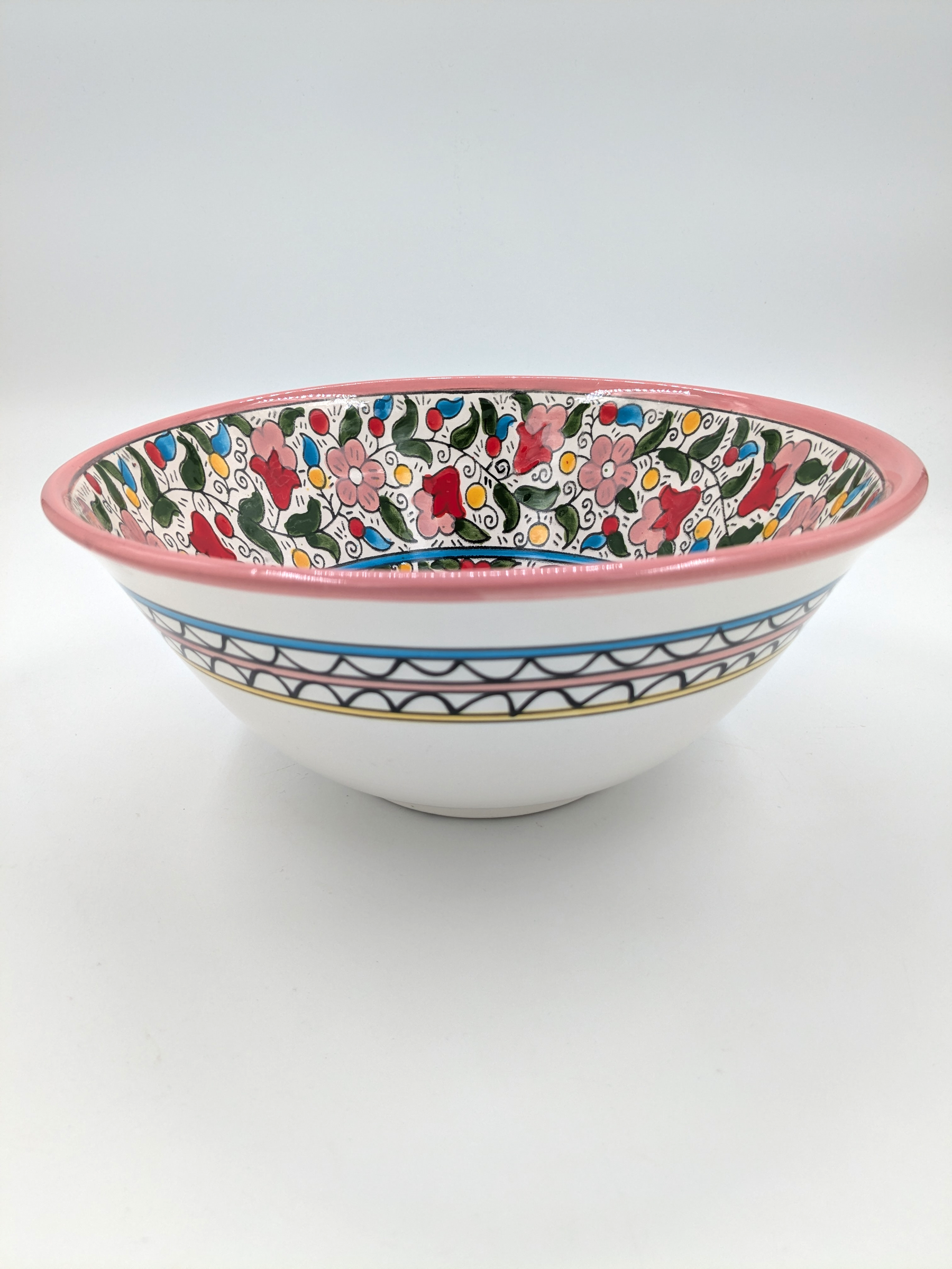 Servierschüssel - 25 cm - rosa