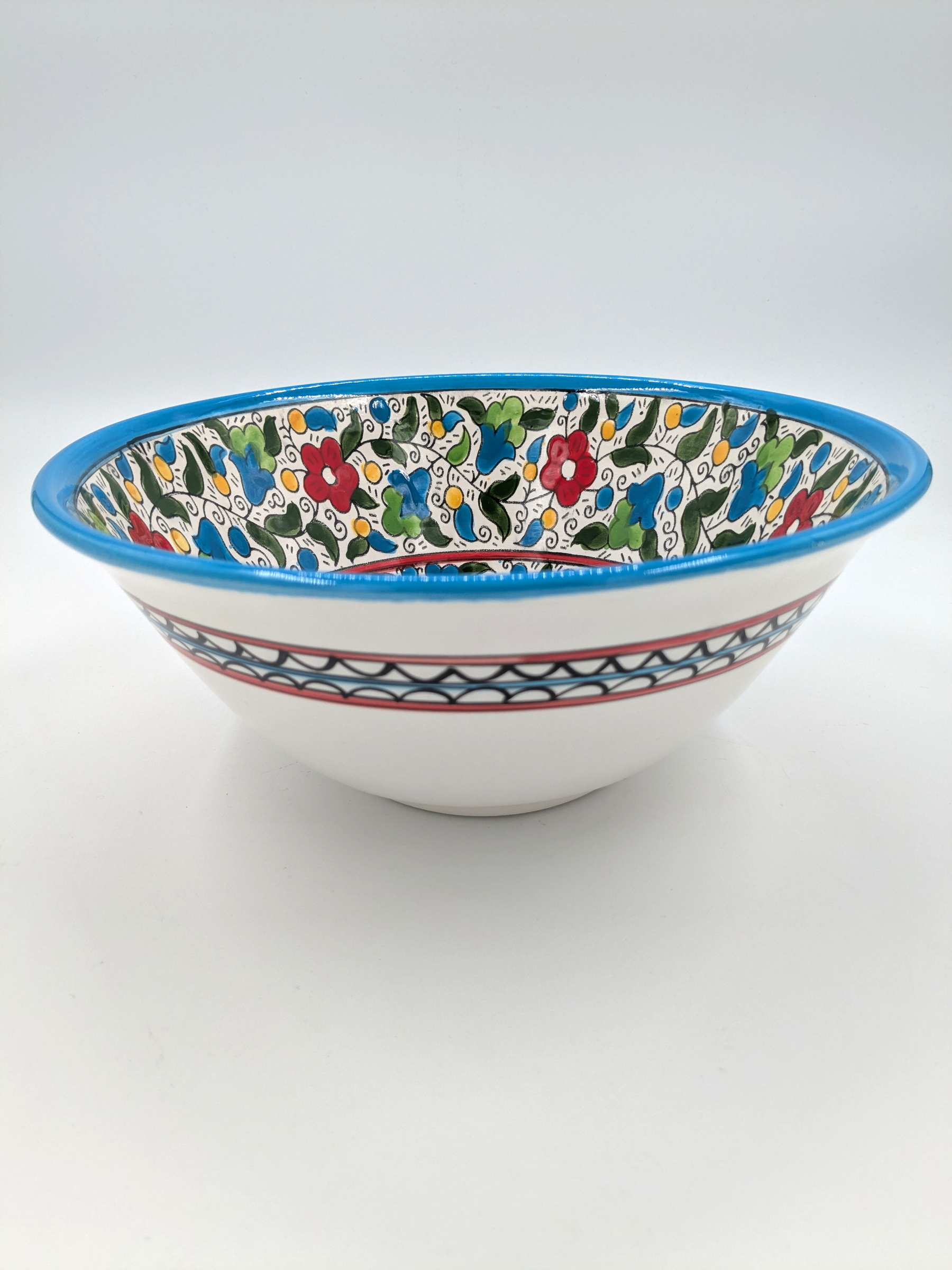 Servierschüssel - 25 cm - hellblau