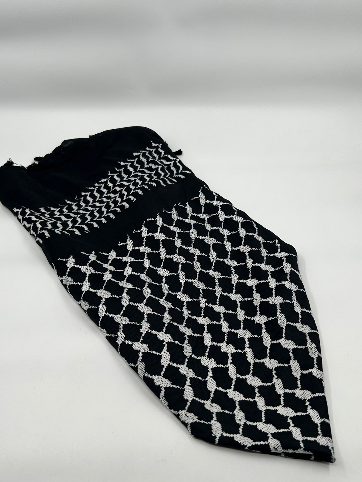 Auténtica kuffiyeh Hirbawi - negro