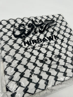 Authentisches Hirbawi-Kuffiyeh – hellblau