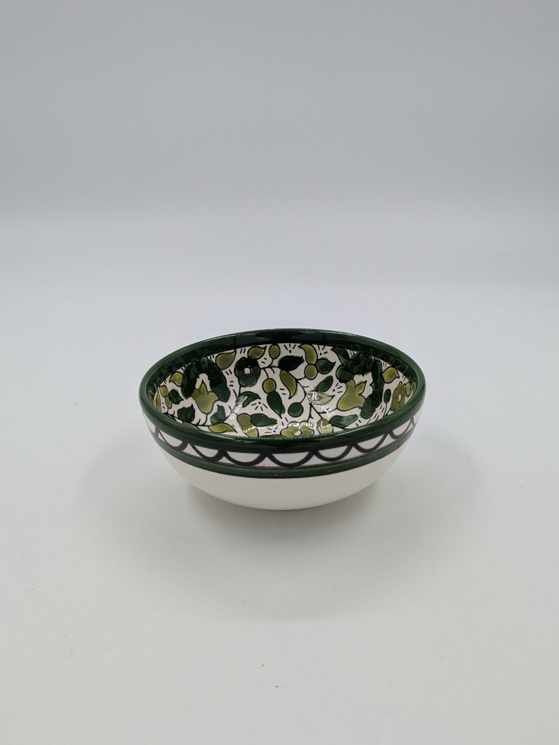 Schüssel 12 cm - Bordeaux/Grün