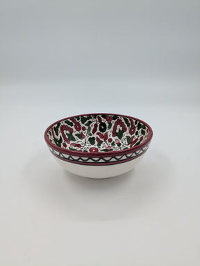 Schüssel 12 cm - Bordeaux/Grün