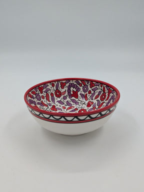 Cuenco 12 cm - burdeos/verde