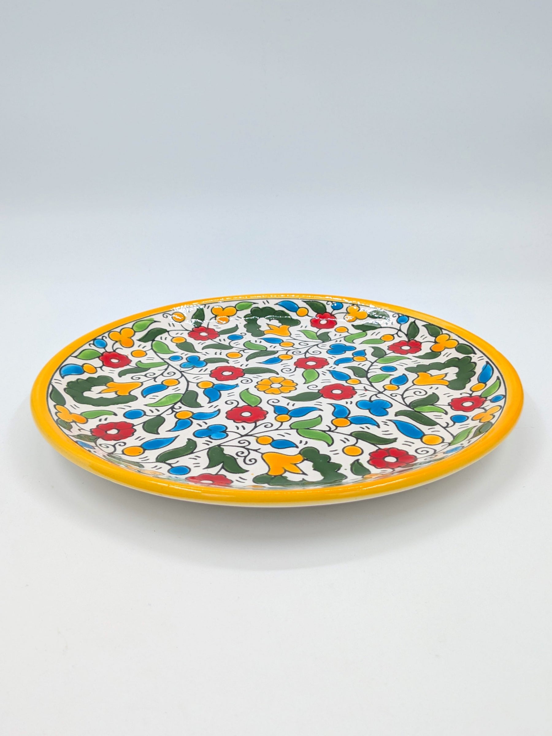 Piatto piano 26 cm - giallo