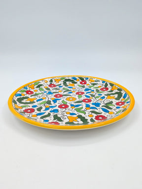 Piatto piano 26 cm - giallo