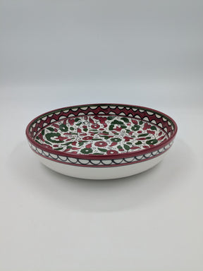Cuenco para servir 18 cm - burdeos/verde