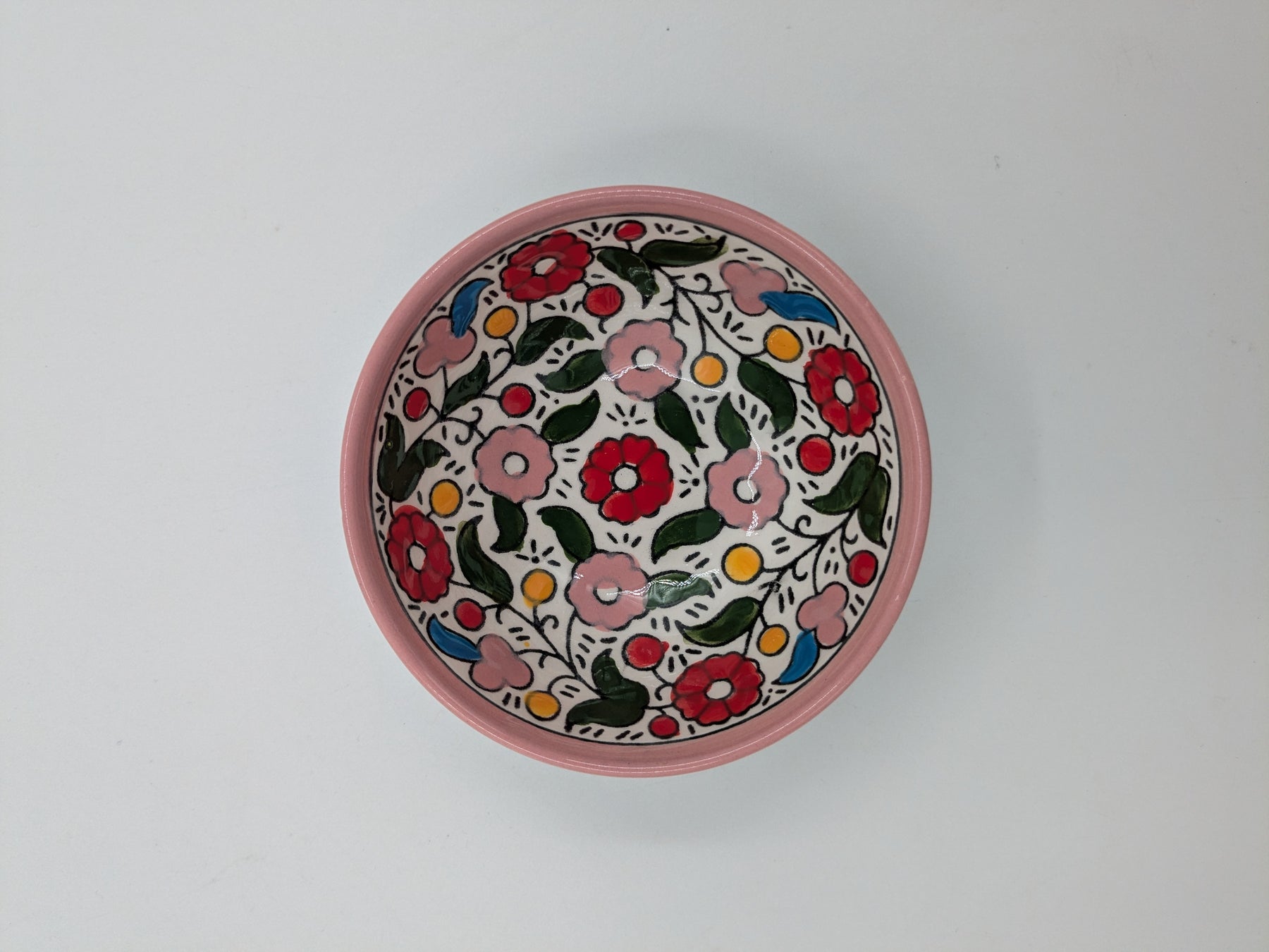 Schüssel 12 cm - Bordeaux/Grün