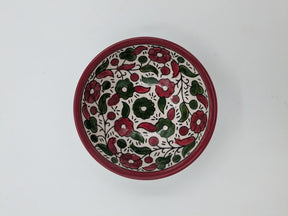 Schüssel 12 cm - Bordeaux/Grün