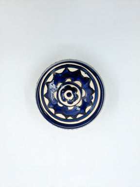 Glas mit Deckel – Ramallah-Blau