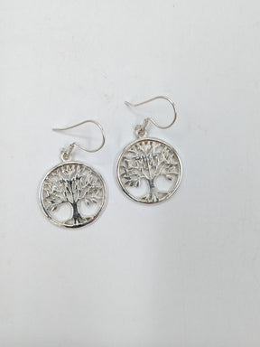 pendientes de madera de olivo