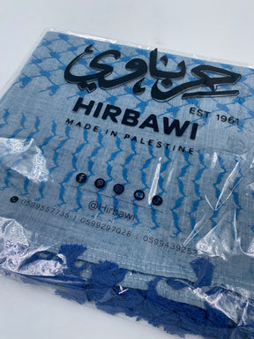 Hirbawi Kuffiyeh Light Blue