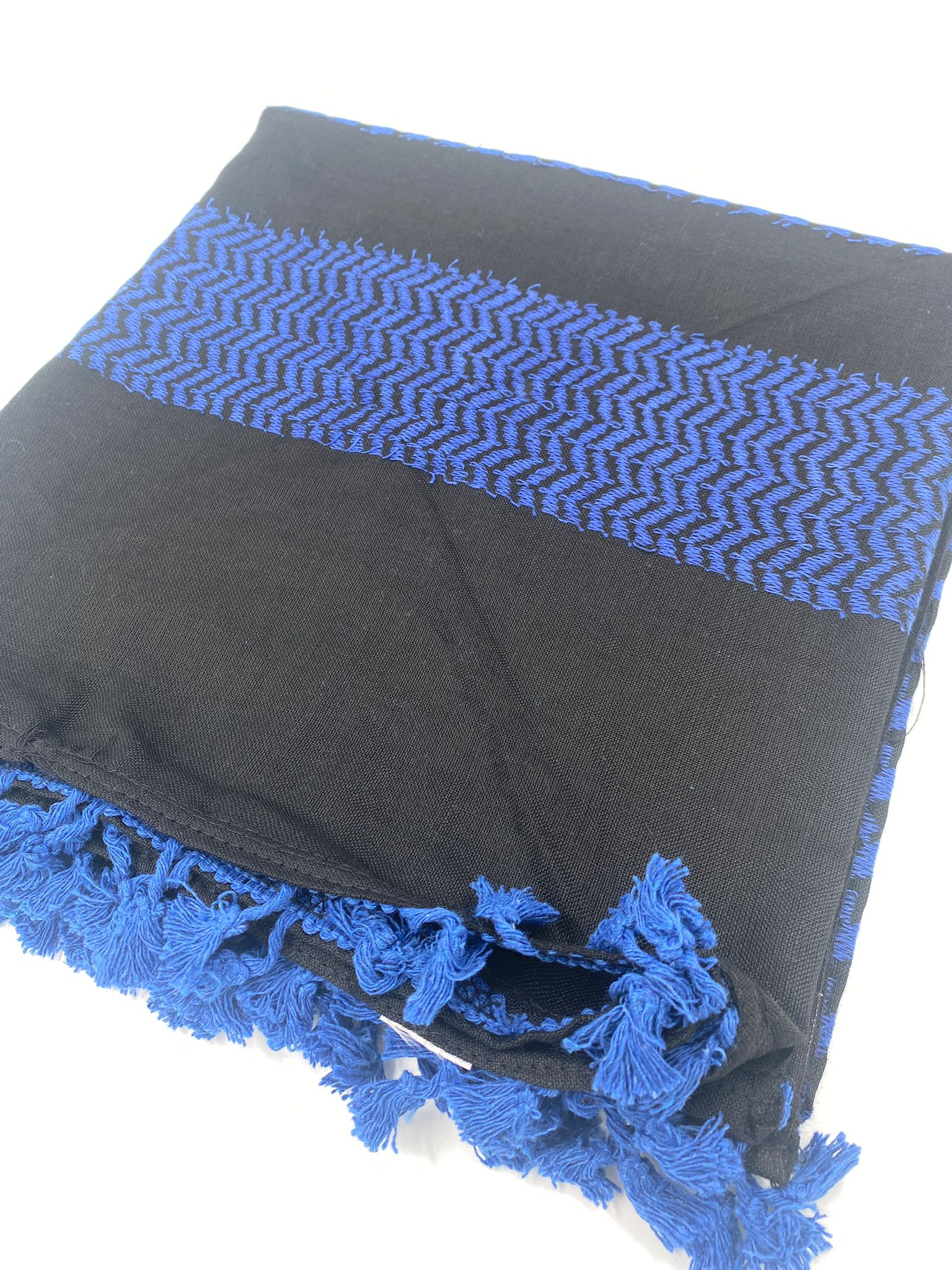Hirbawi Kuffiyeh Black and Blue