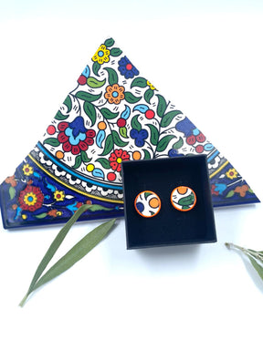 Håndlavede øreringe, 16 mm