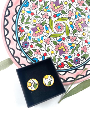 Håndlavede øreringe, 16 mm