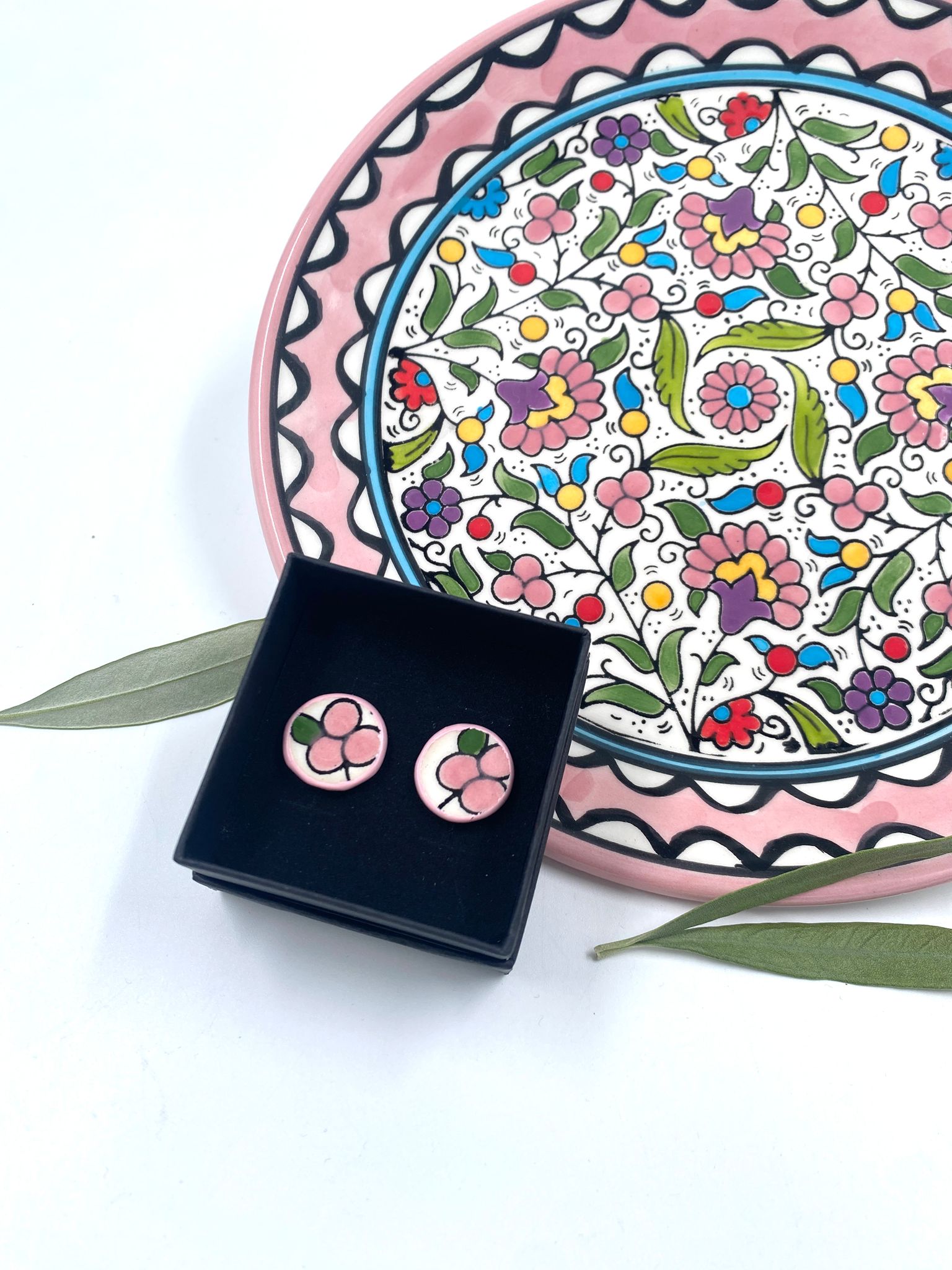 Håndlavede øreringe, 16 mm