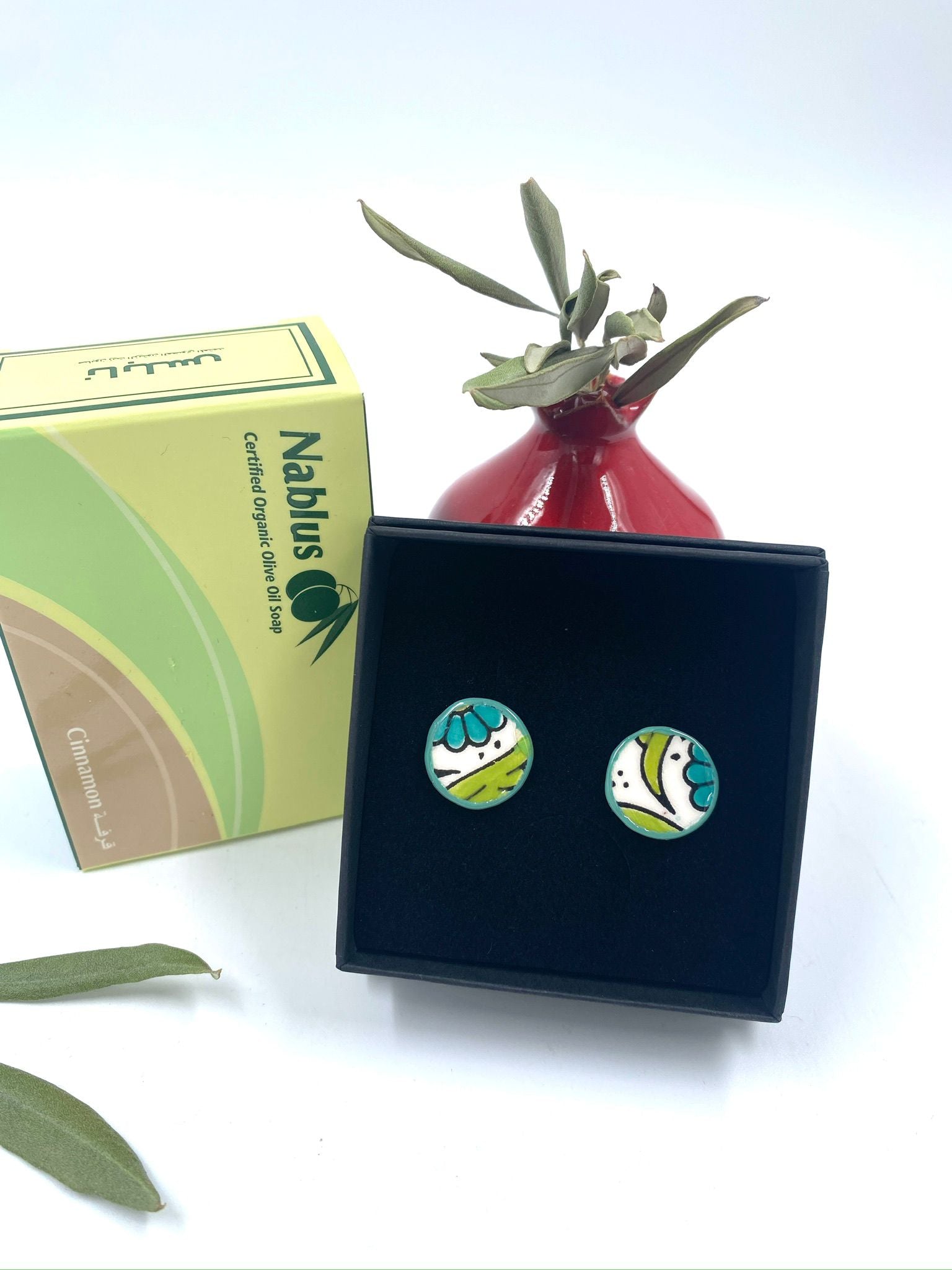 Handgefertigte Ohrringe, 16 mm