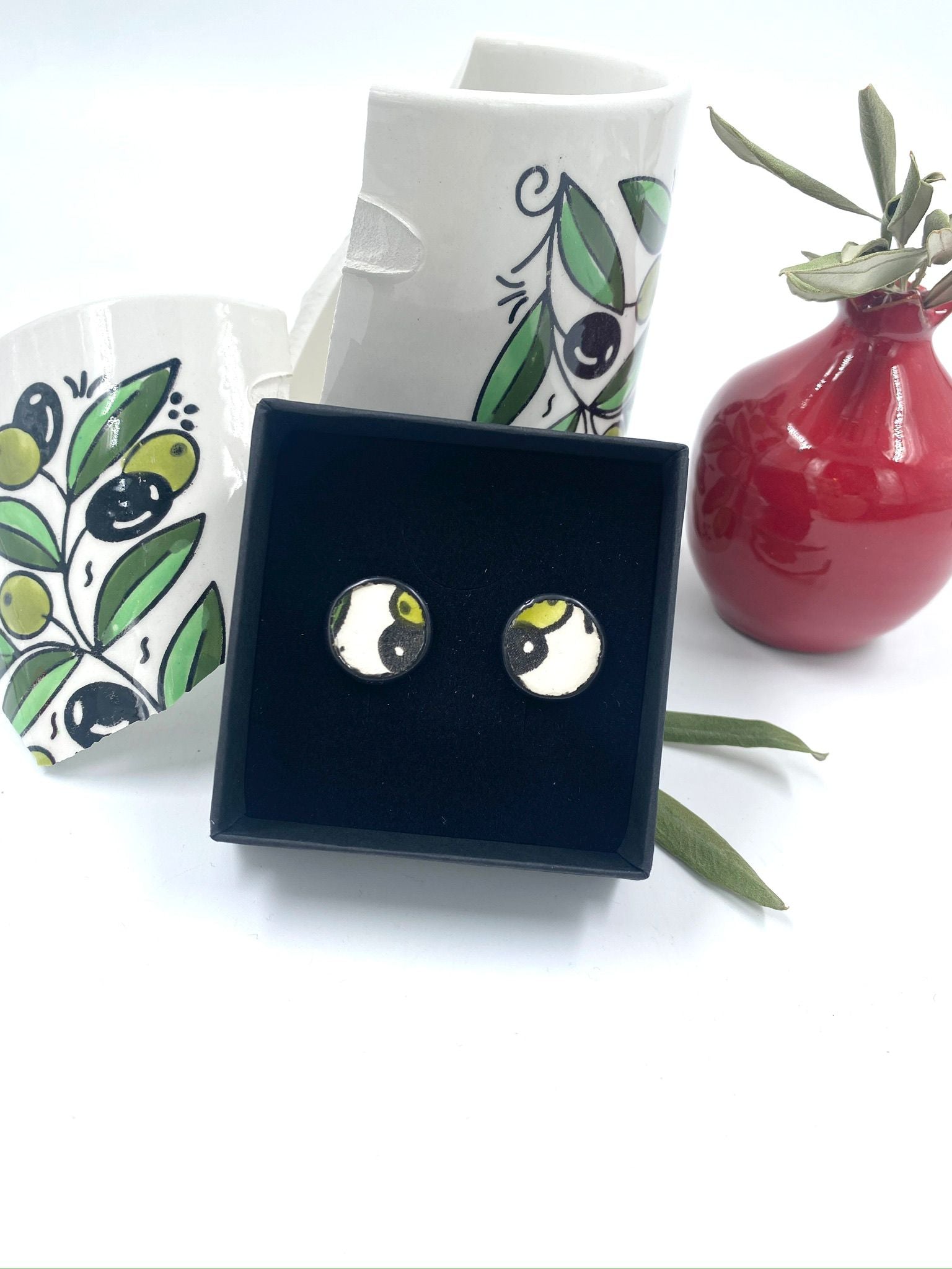 Handgefertigte Ohrringe, 16 mm