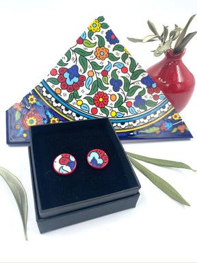 Handgefertigte Ohrringe, 16 mm