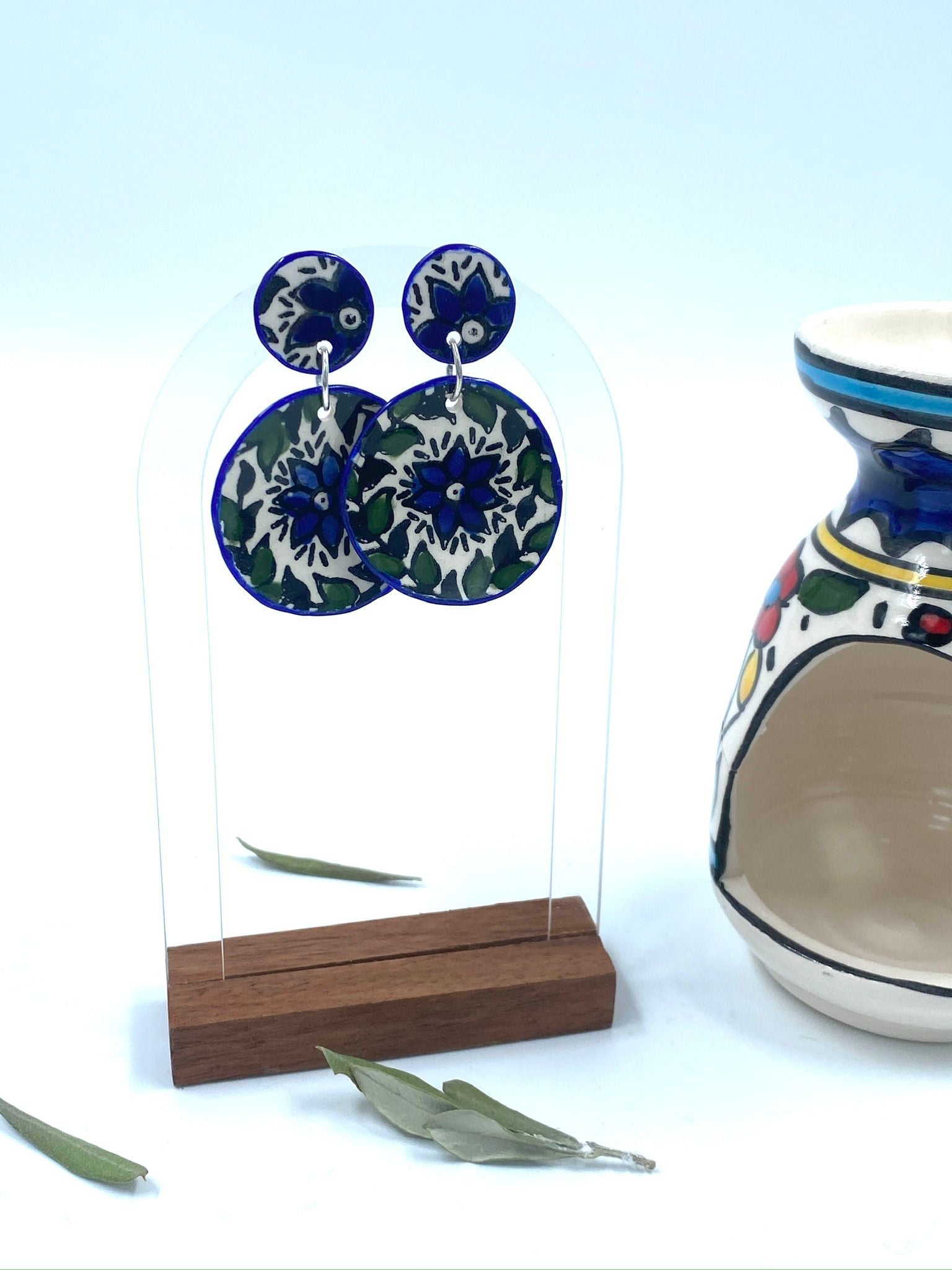 Håndlavede øreringe