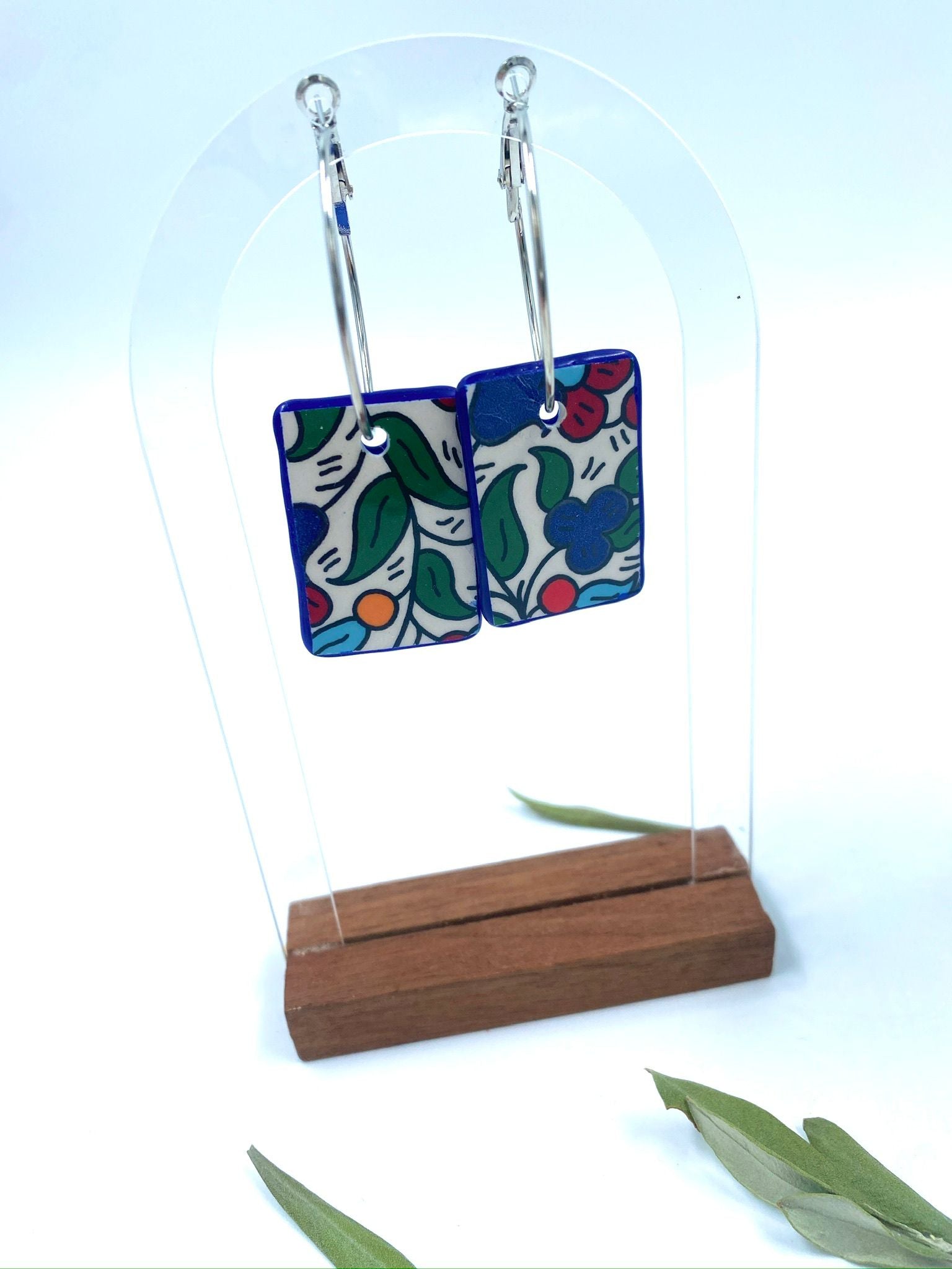 Håndlavede øreringe