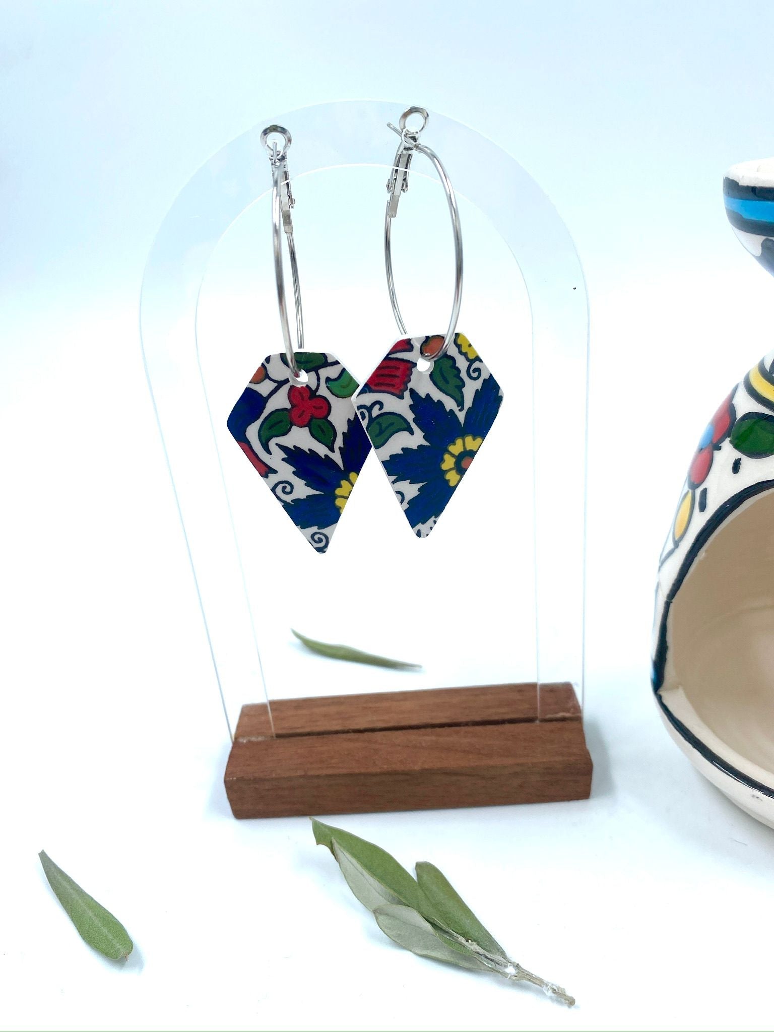 Håndlavede øreringe