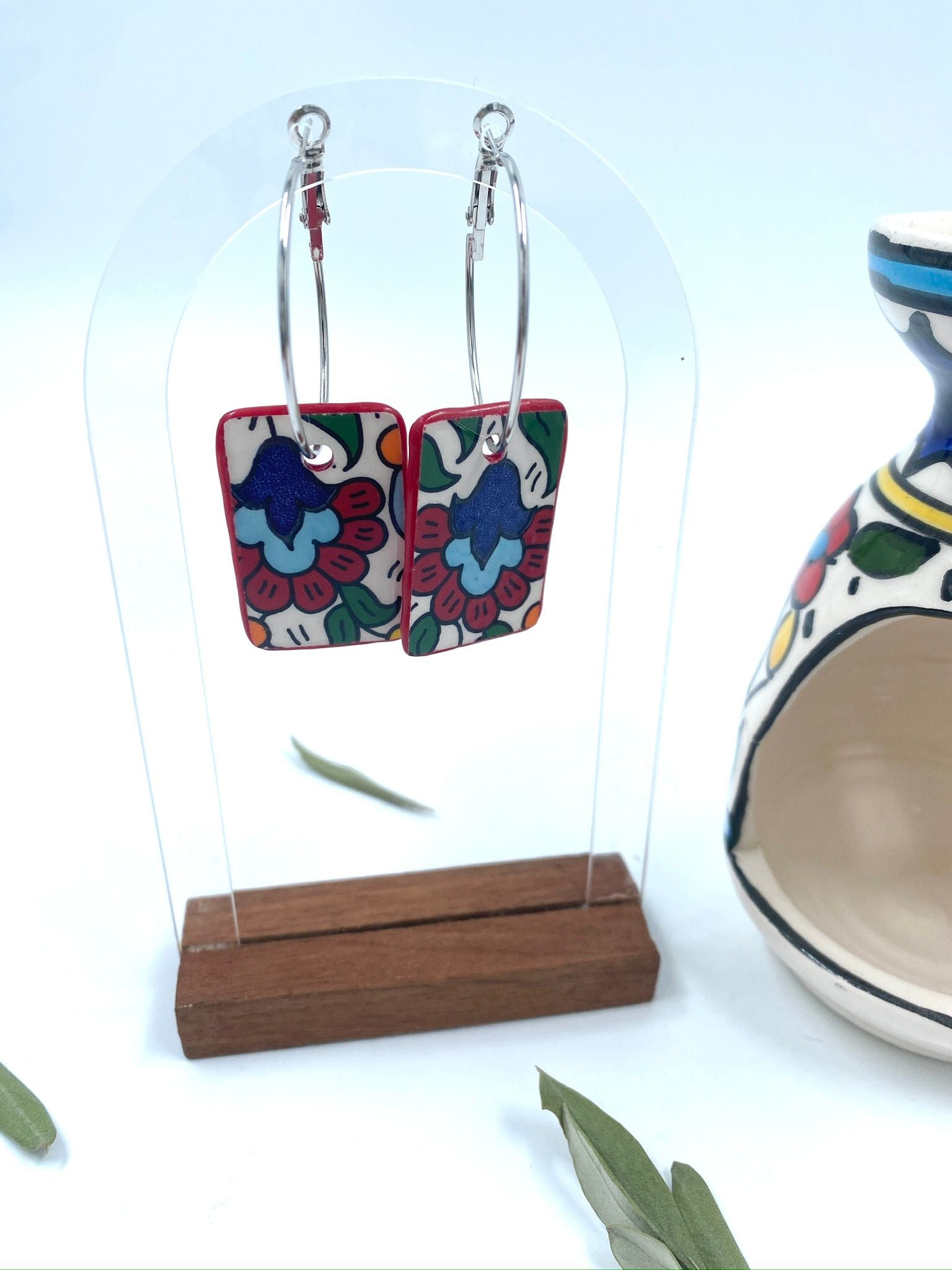 Håndlavede øreringe