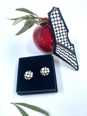 Handgefertigte Ohrringe, 19 mm