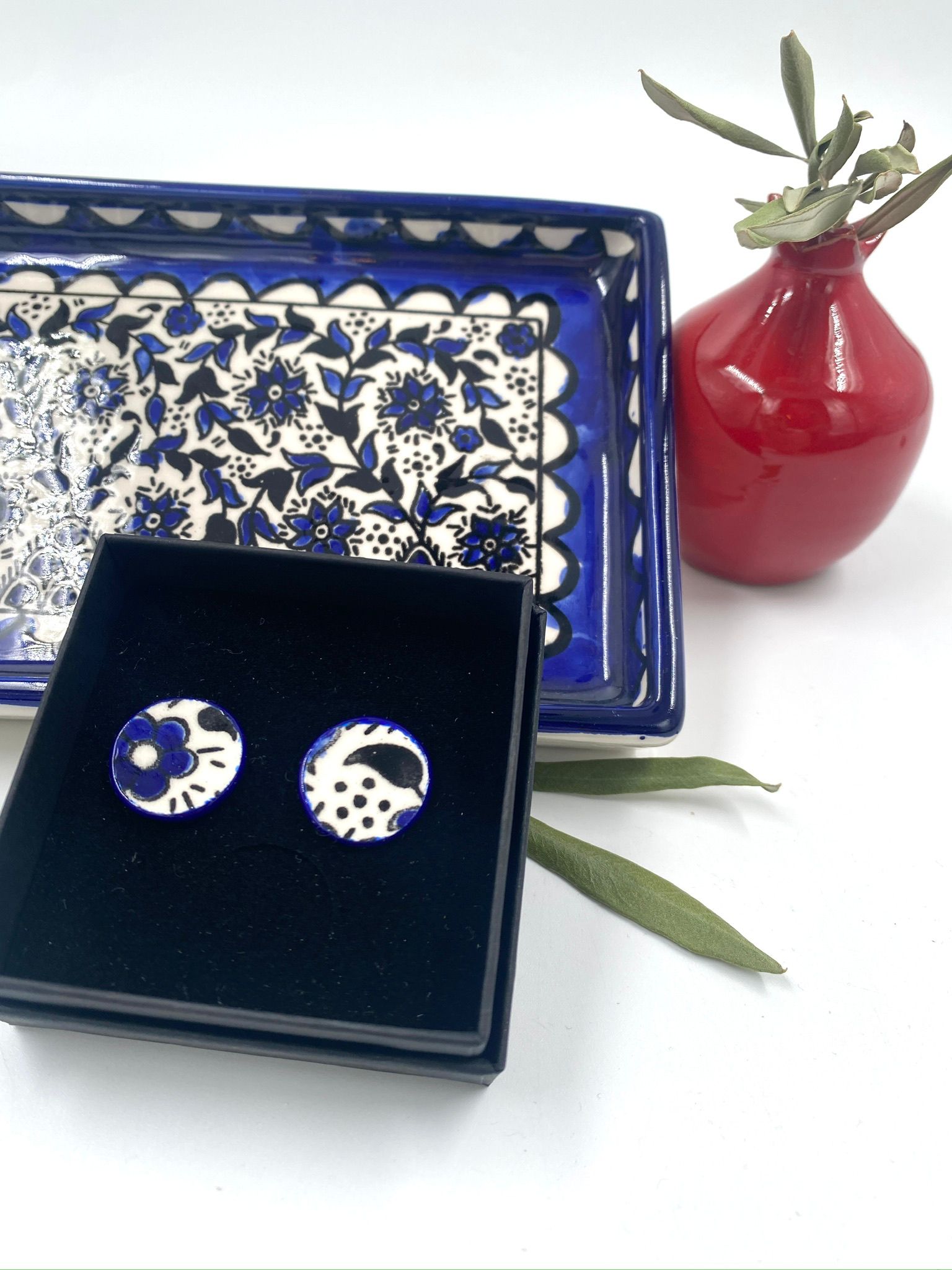 Handgefertigte Ohrringe, 19 mm