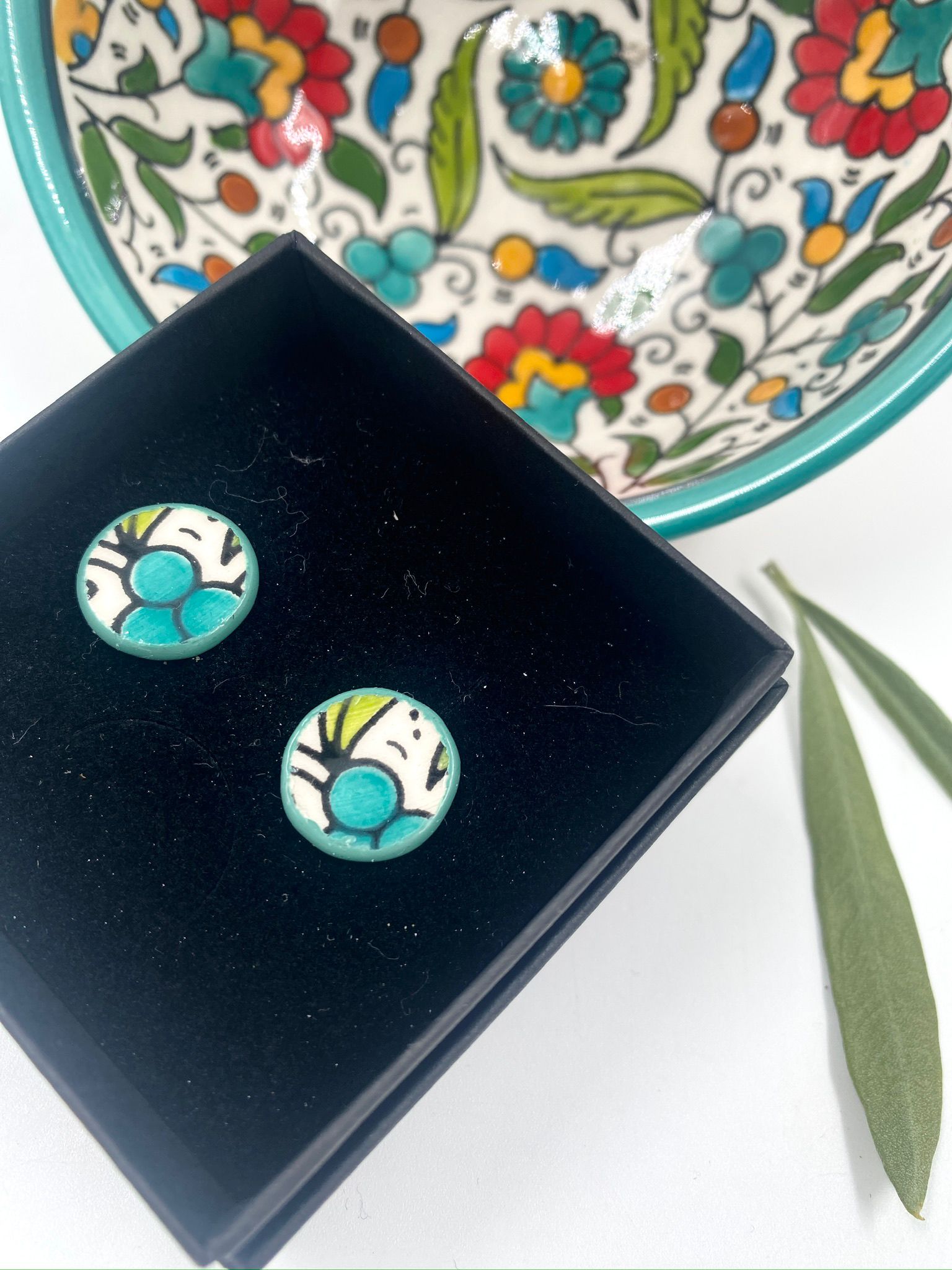 Handgefertigte Ohrringe, 16 mm