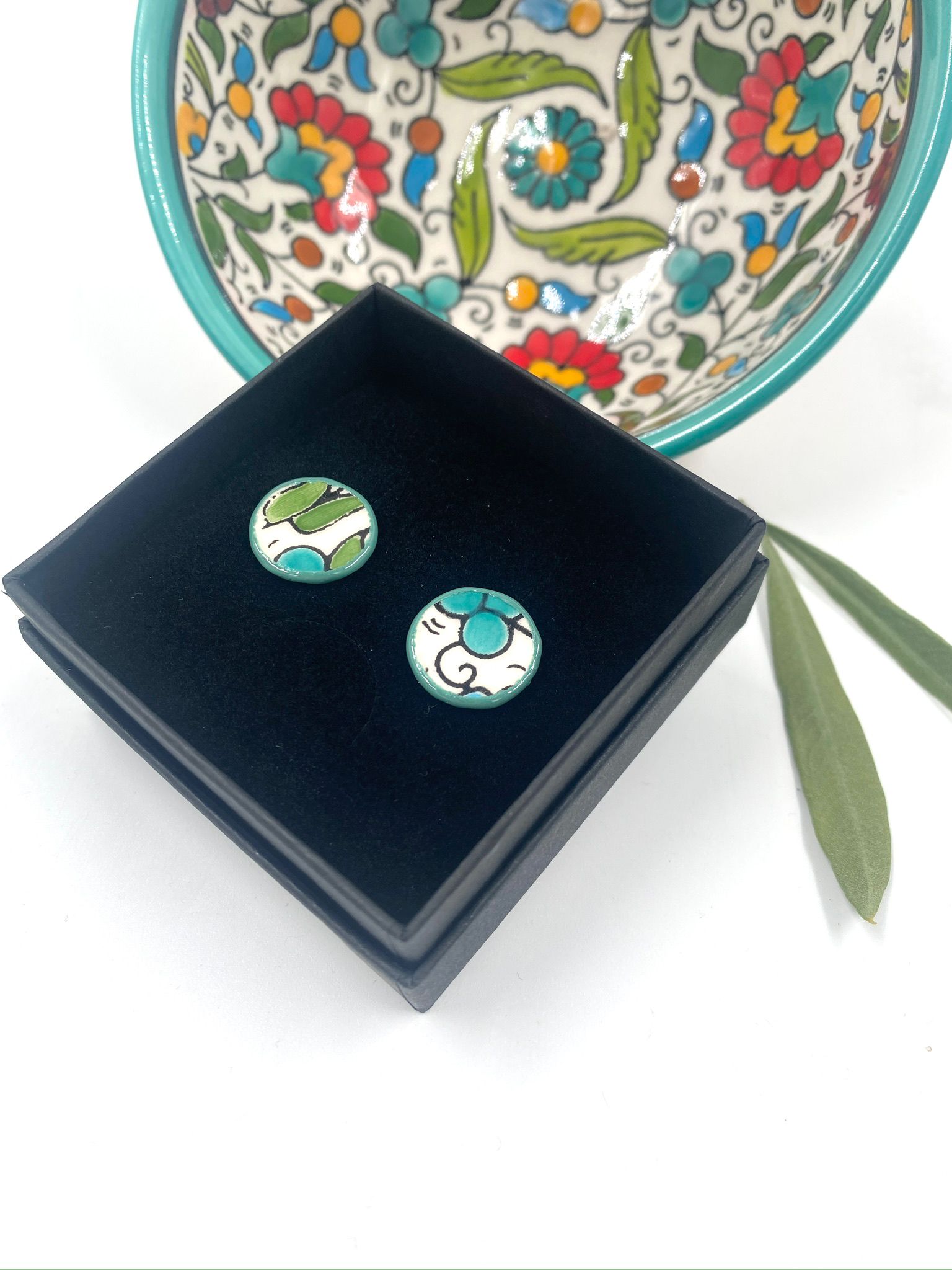 Handgefertigte Ohrringe, 16 mm