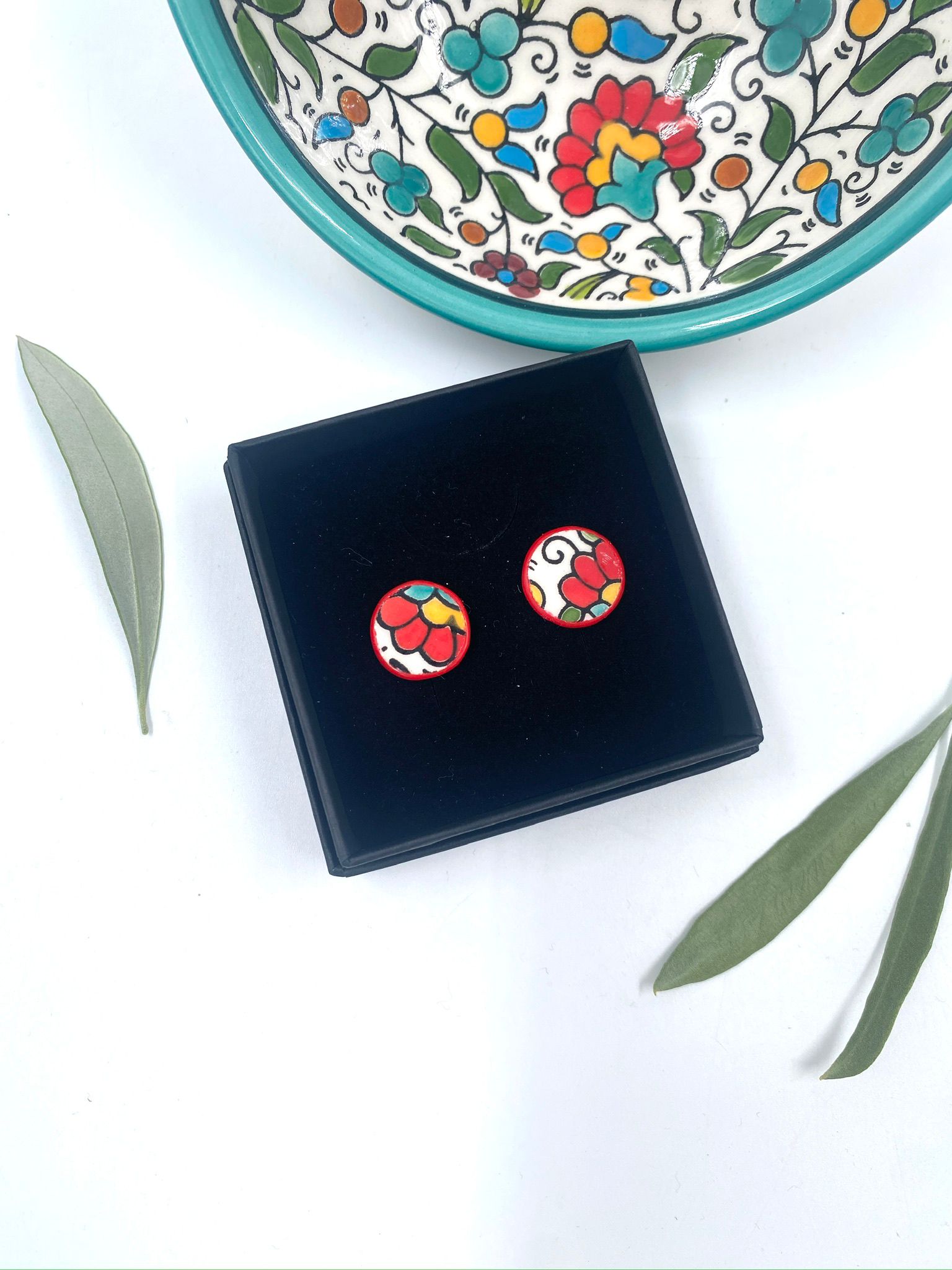 Handgefertigte Ohrringe, 16 mm