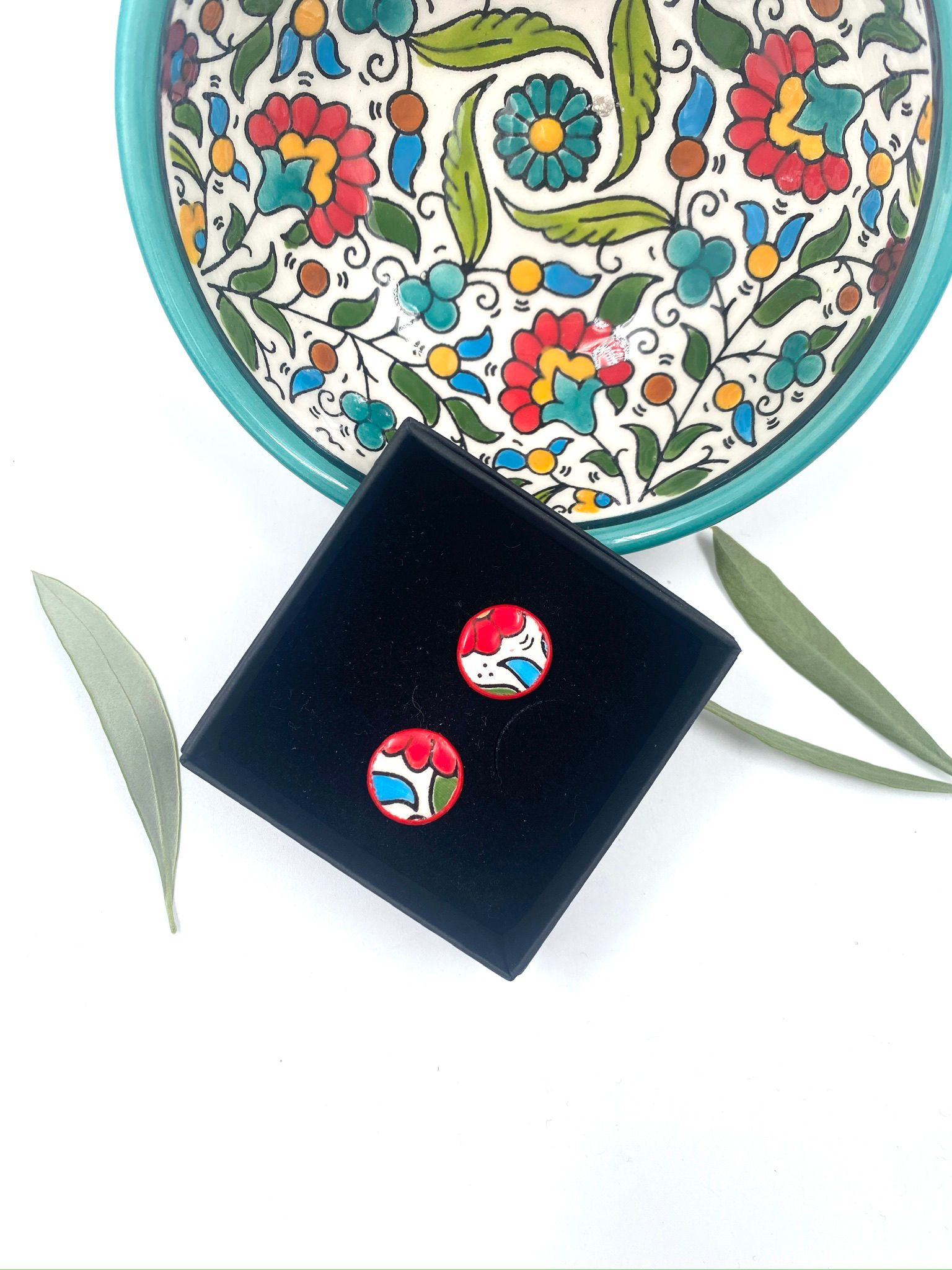 Handgefertigte Ohrringe, 16 mm