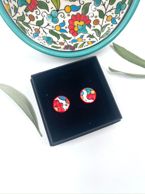 Handgefertigte Ohrringe, 16 mm