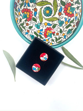 Handgefertigte Ohrringe, 16 mm