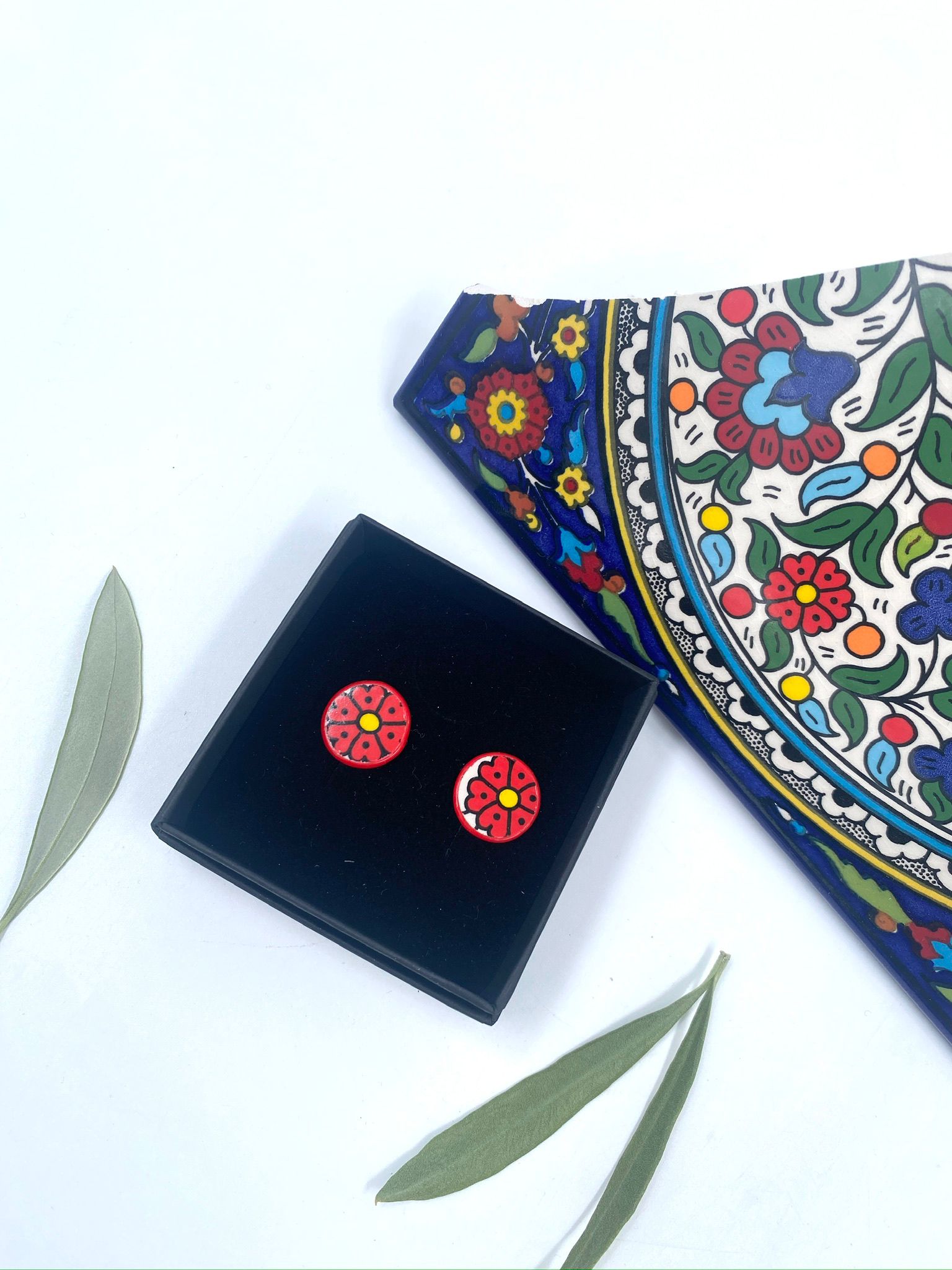 Handgefertigte Ohrringe, 16 mm