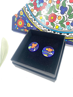 Pendientes hechos a mano, 19 mm