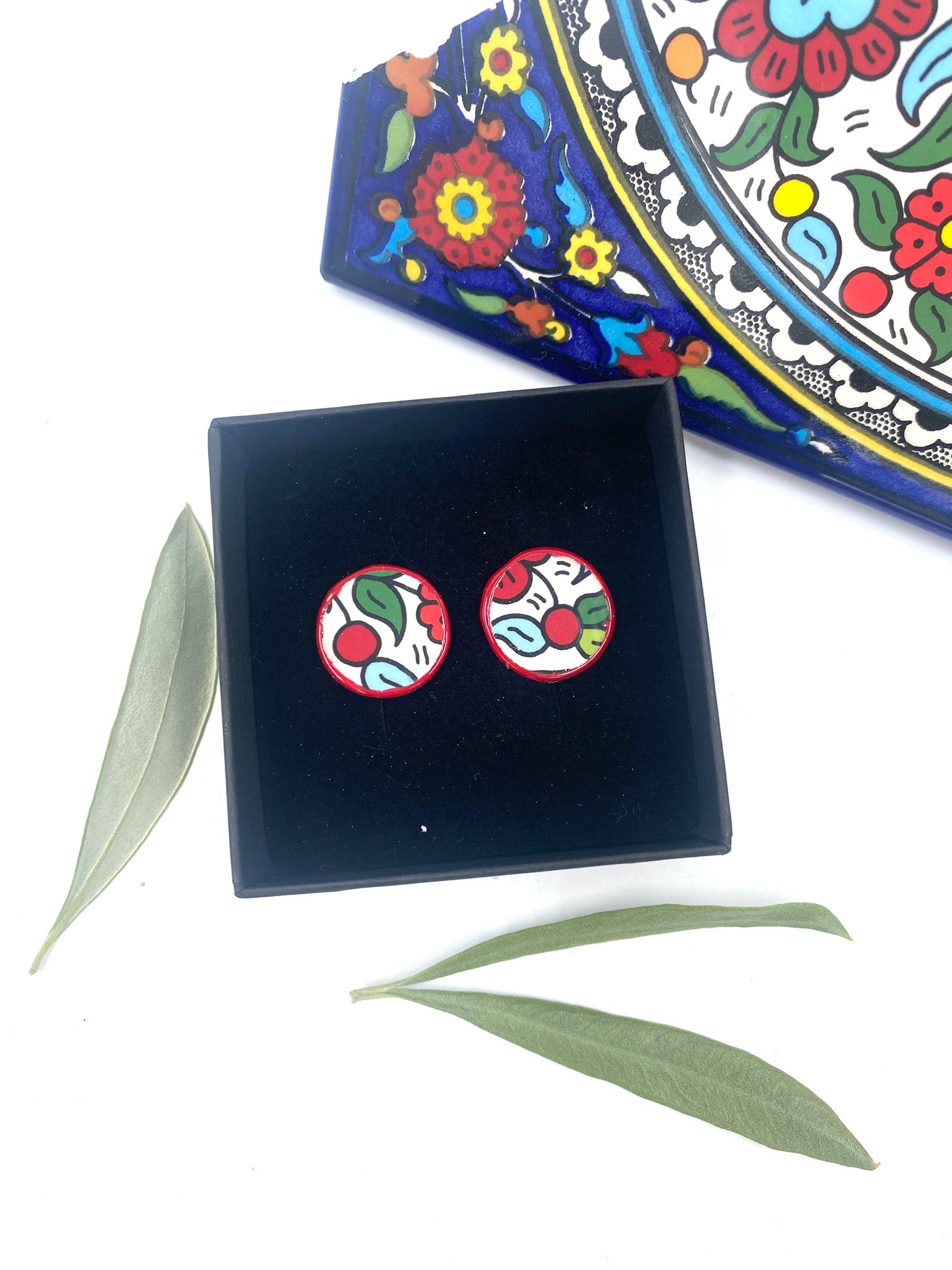 Pendientes hechos a mano, 19 mm