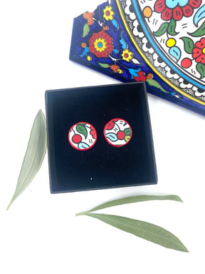 Pendientes hechos a mano, 19 mm